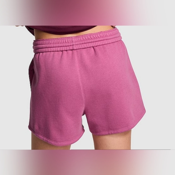 PINK Victoria's Secret fleece Shorts. Brand New💎 In Violet. - Picture 3 of 6